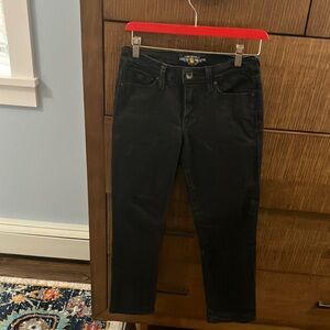 LUCKY BRAND Black Jeans; Size 2/26. Style: Sofia Capri